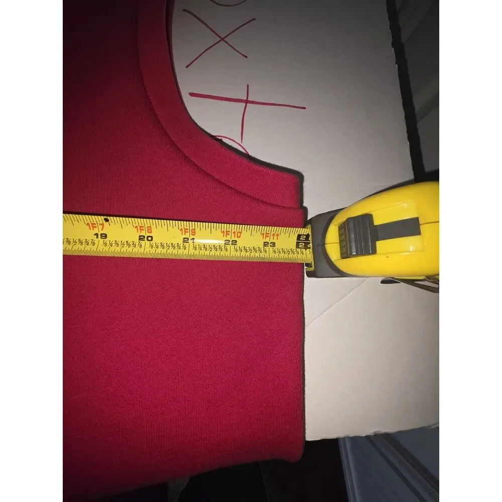 Polo Golf by Ralph Lauren Sweater Vest, 86% Cotton Knit Mens Med Red